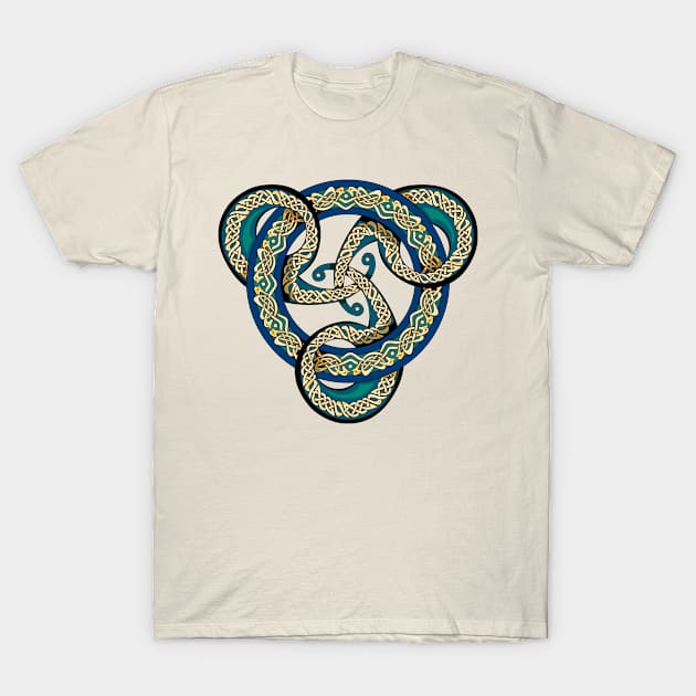 Ancient triskelion vintage T-Shirt by Artist Natalja Cernecka